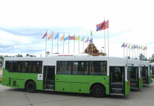 New Buses in Vientiane
