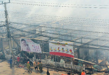 Thongkhankham Market Fire