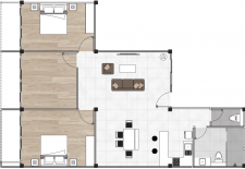 5. Deluxe Three floor plan
